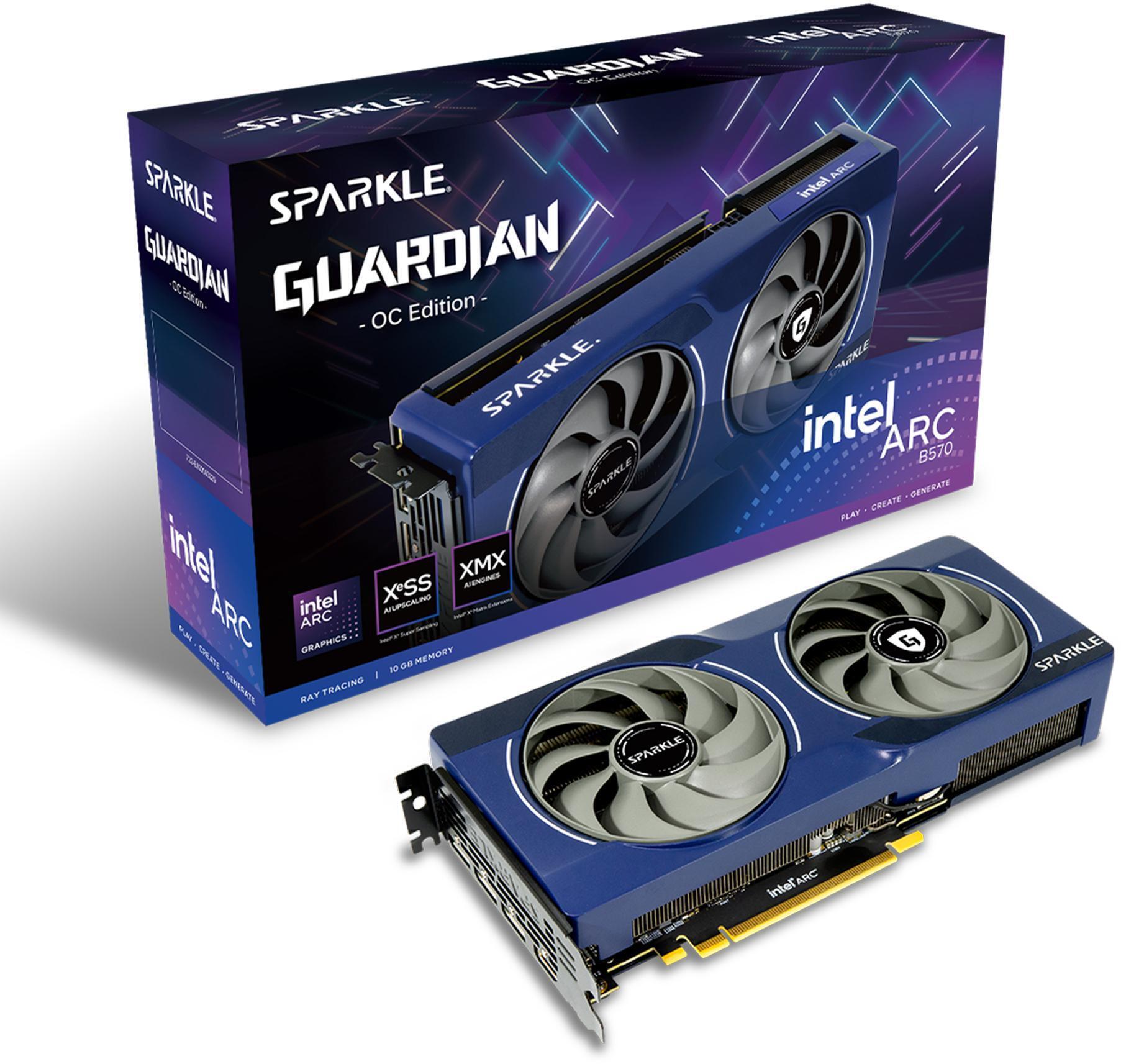 Sparkle - Tarjeta Gráfica Sparkle Intel ARC B570 Guardian OC 10GB GDDR6