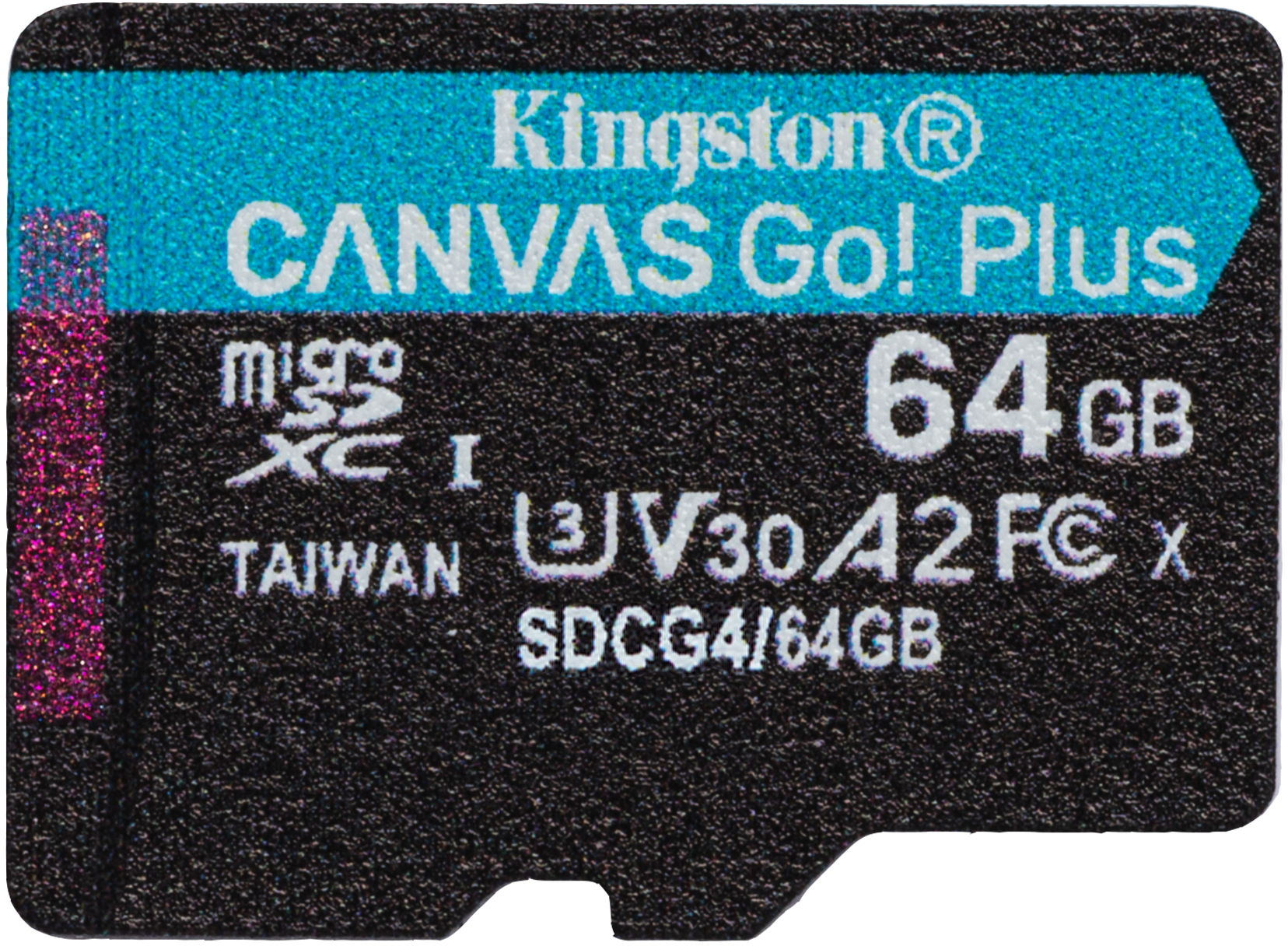 Kingston - Tarjeta de Memoria Kingston Canvas Go! Plus Gen4 200MB/s MicroSDXC UHS-I U3 V30 A2 64GB