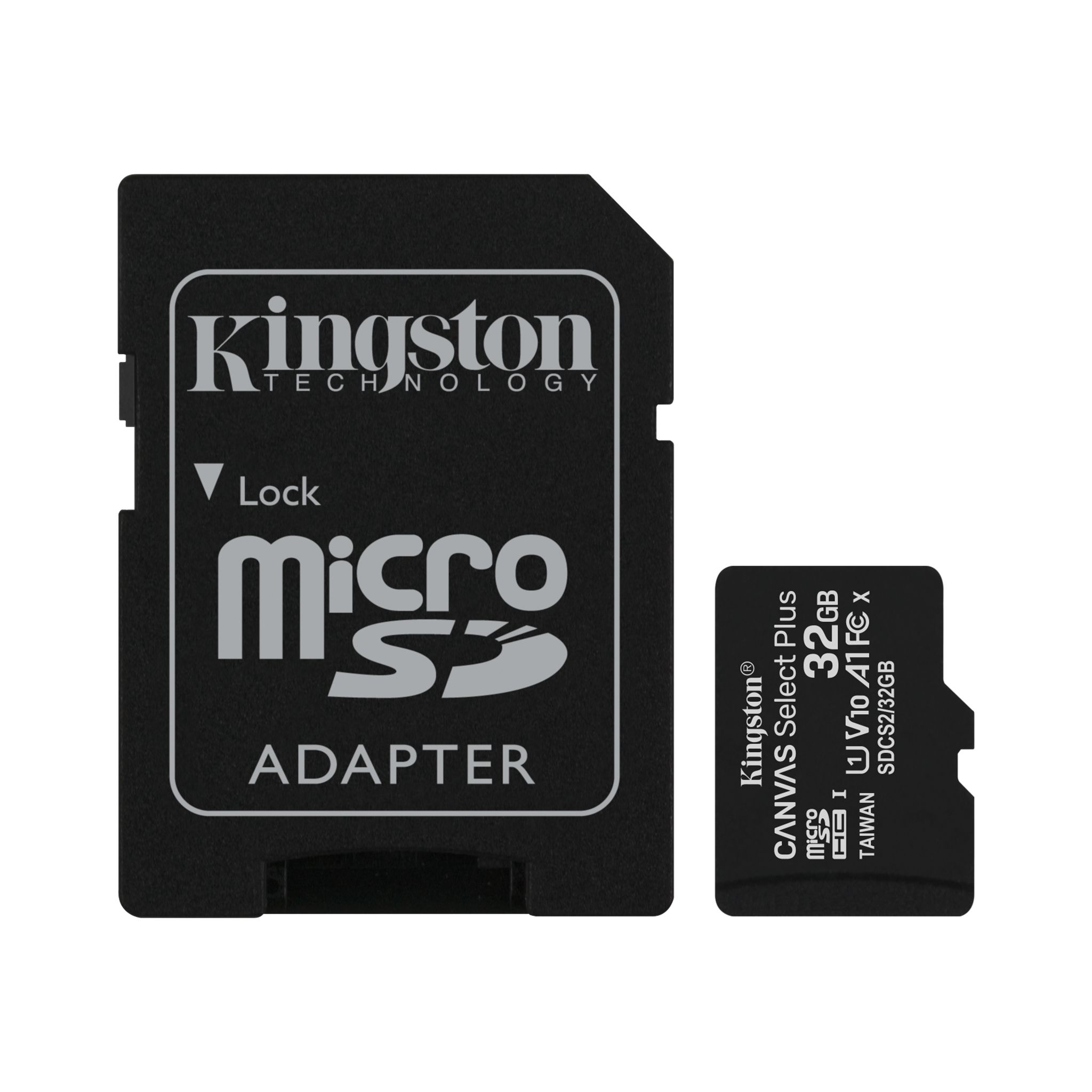 Kingston - Tarjeta de Memoria Kingston Canvas Select Plus MicroSDHC UHS-I A1 32GB