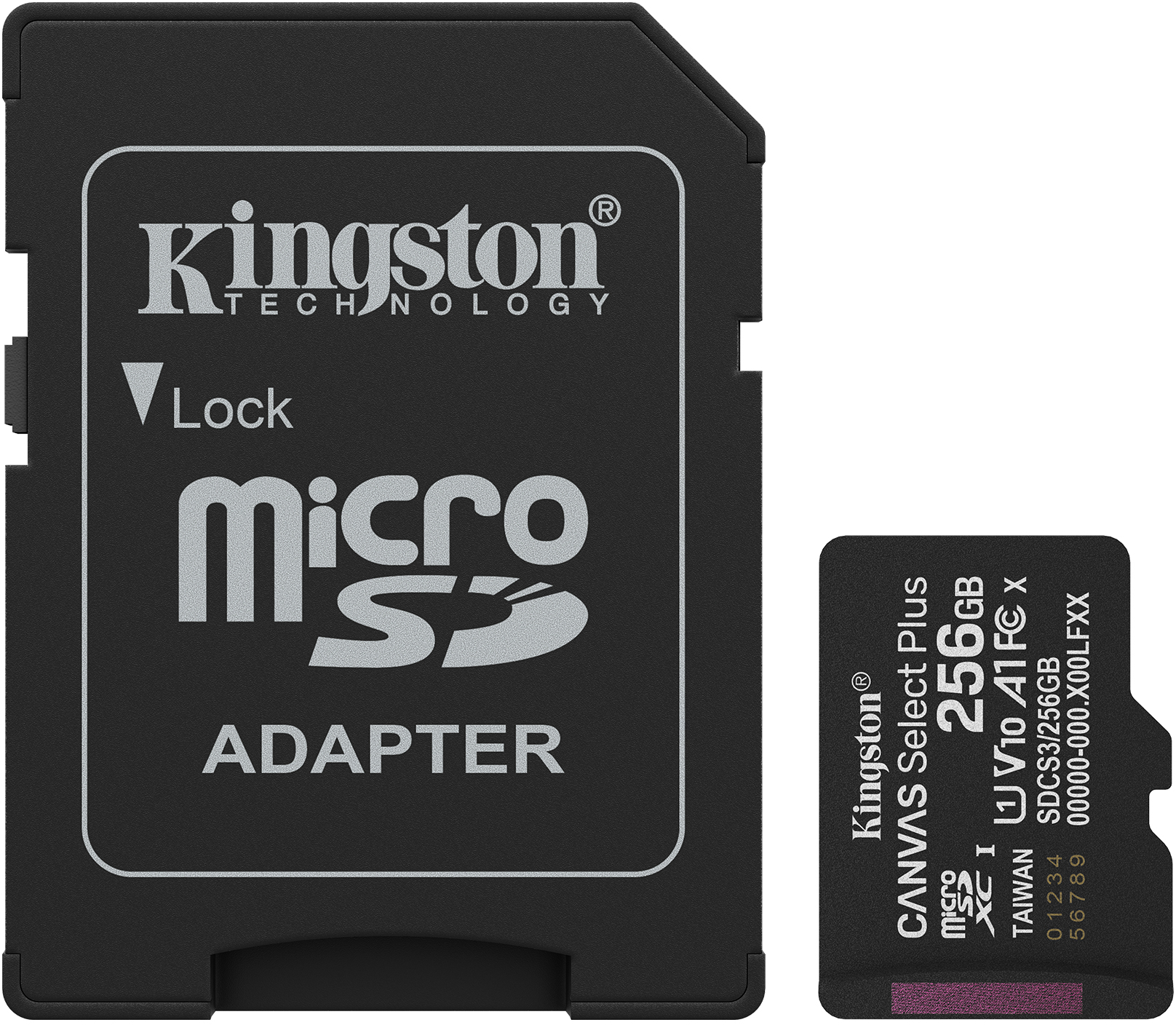 Kingston - Tarjeta de Memoria Kingston Canvas Select Plus Gen3 150MB/s MicroSDHC UHS-I A1 256GB