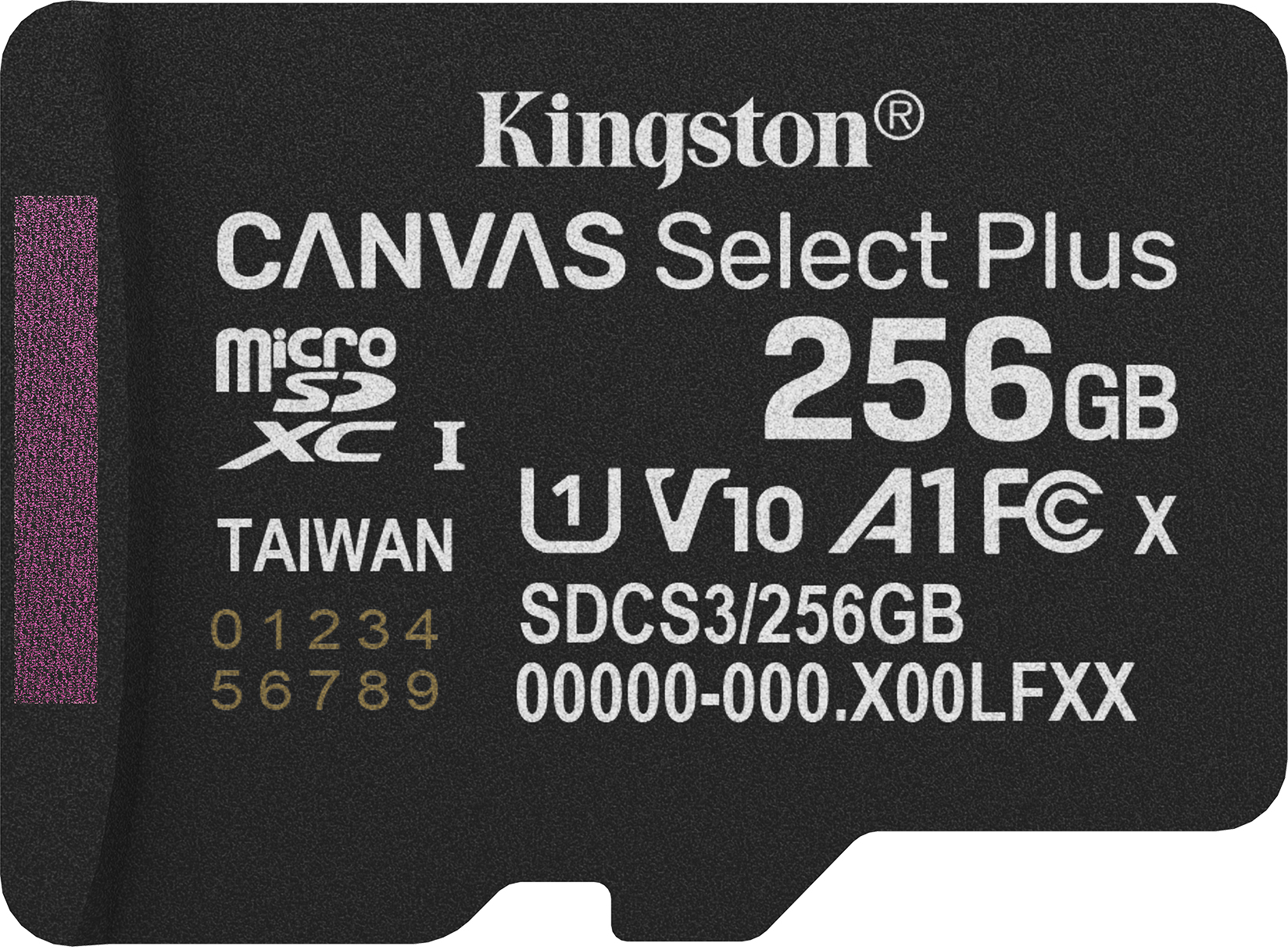 Kingston - Tarjeta de Memoria Kingston Canvas Select Plus Gen3 150MB/s MicroSDHC UHS-I A1 256GB