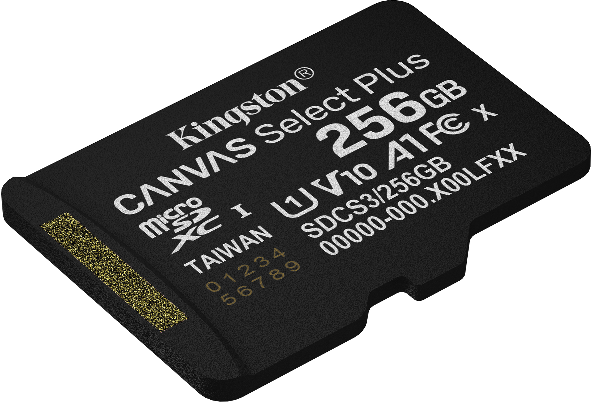 Kingston - Tarjeta de Memoria Kingston Canvas Select Plus Gen3 150MB/s MicroSDHC UHS-I A1 256GB