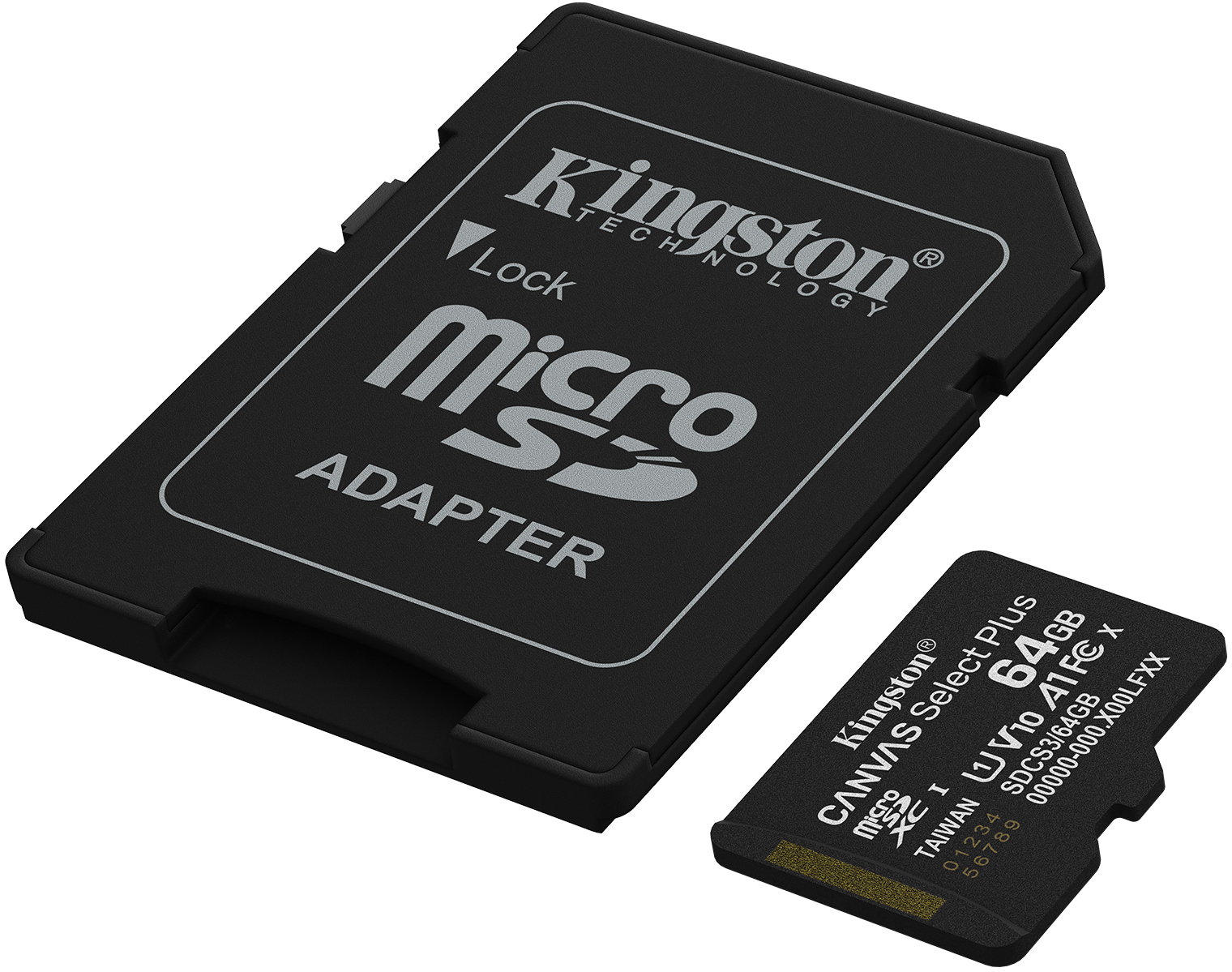 Kingston - Tarjeta de Memoria Kingston Canvas Select Plus Gen3 MicroSDHC UHS-I A1 64GB