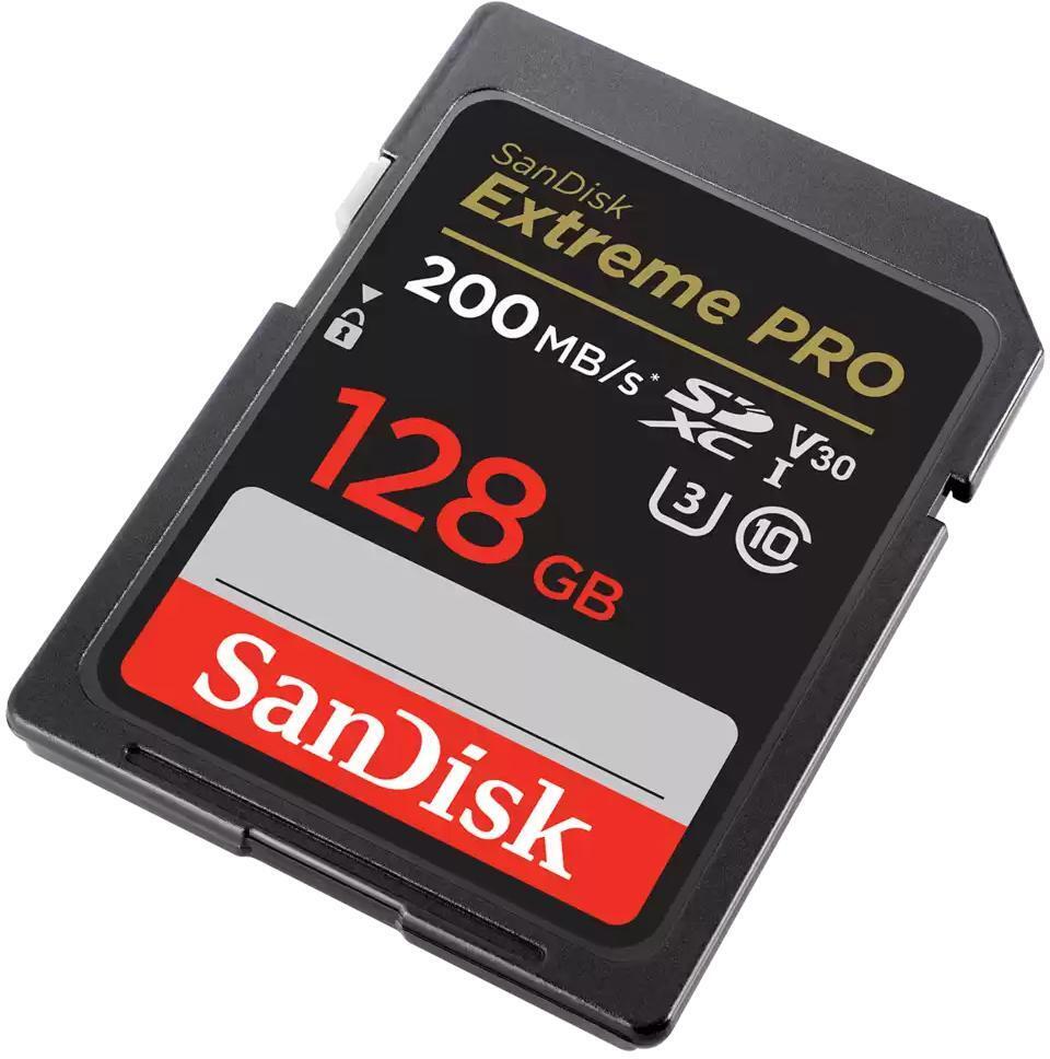 SanDisk - Tarjeta de Memoria SanDisk Extreme Pro SDXC UHS-I C10 U3 V30 128GB