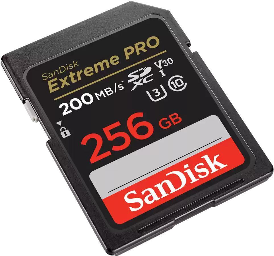 SanDisk - Tarjeta de Memoria SanDisk Extreme Pro SDXC UHS-I C10 U3 V30 256GB