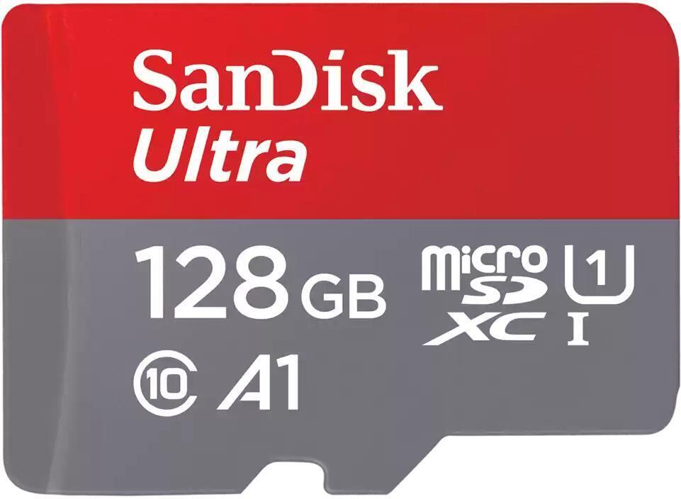 SanDisk - Tarjeta de Memoria SanDisk Ultra MicroSDHC/SDXC C10 A1 UHS-I 128GB