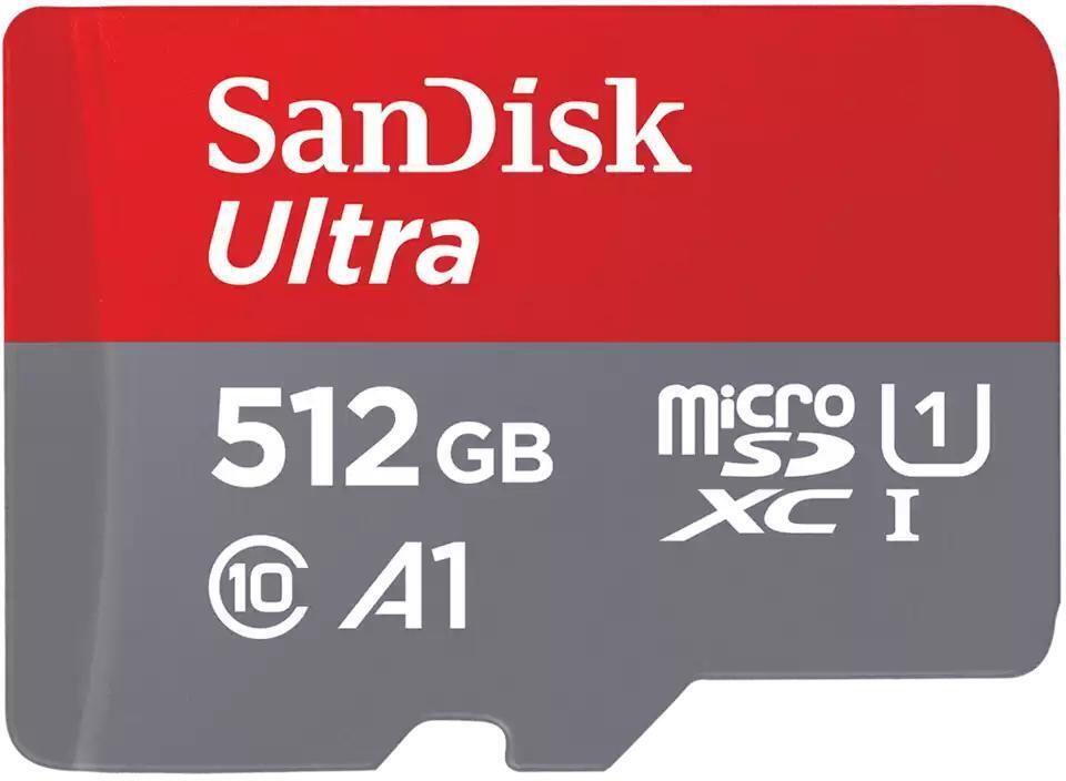 SanDisk - Tarjeta de Memoria SanDisk Ultra MicroSDHC/SDXC C10 A1 UHS-I 512GB