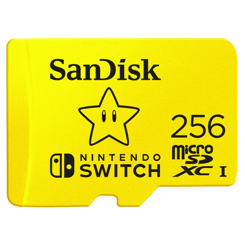 Tarjeta de Memoria SanDisk Ultra MicroSDXC Nintendo SwitchUHS-I U3 256GB