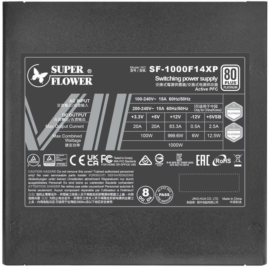 Super Flower - Fuente Super Flower Leadex VII Pro 1000W 80+ Platinum PCIE5