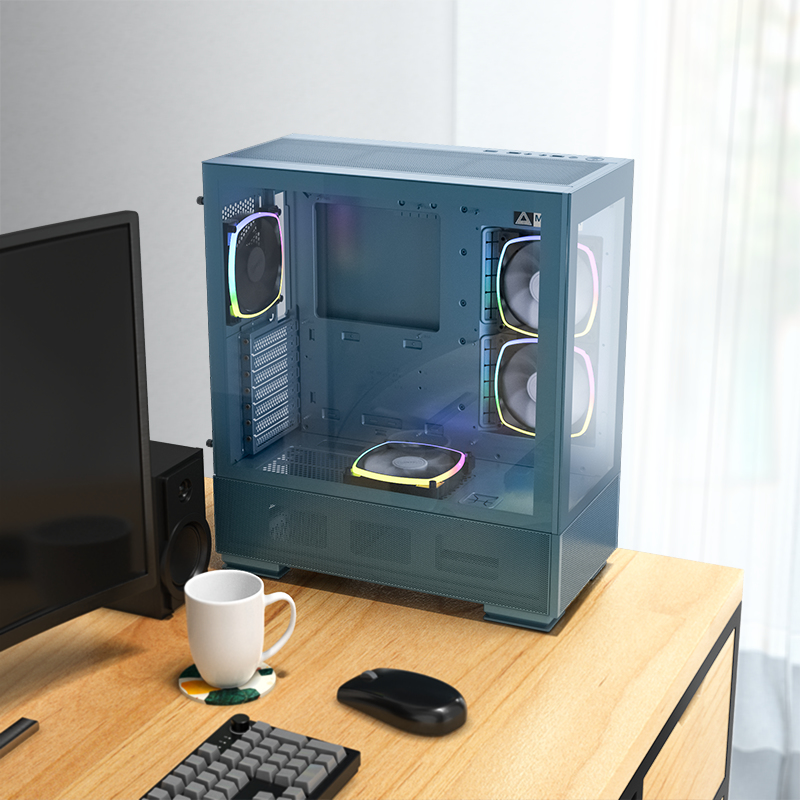 Montech - Caja ATX Montech SKY TWO - Azul