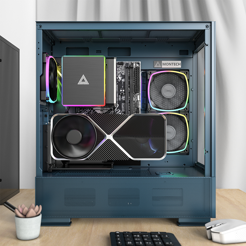 Montech - Caja ATX Montech SKY TWO - Azul
