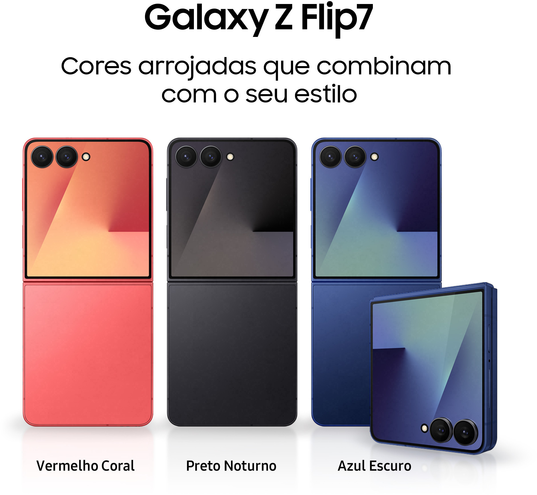 Samsung - Smartphone Samsung Galaxy Z Flip 7 5G 6.9" (12 /512GB) 120Hz Noche Negra