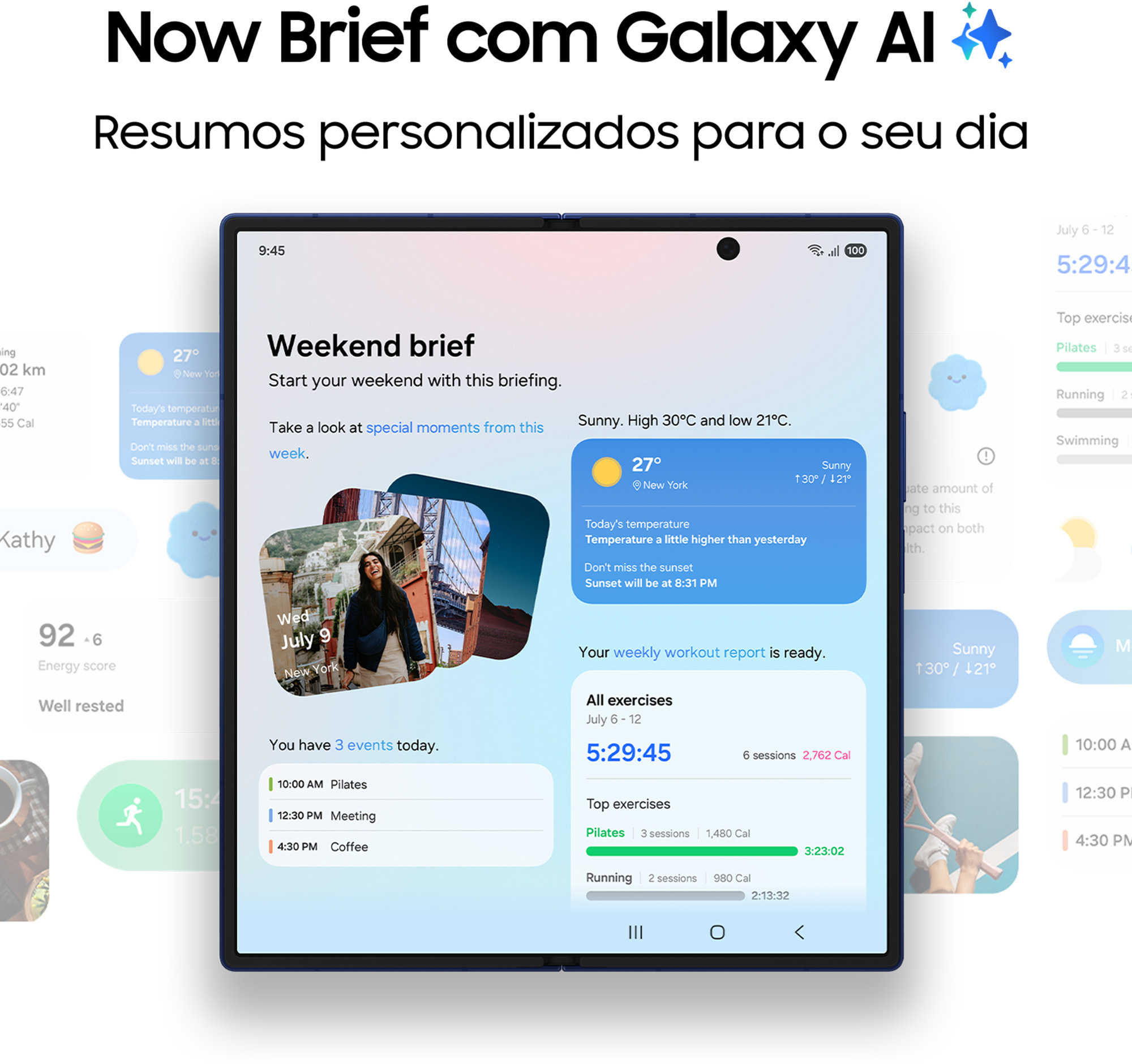 Samsung - Smartphone Samsung Galaxy Z Fold 7 5G 8.0" (12 / 1TB) 120Hz Azul Oscuro
