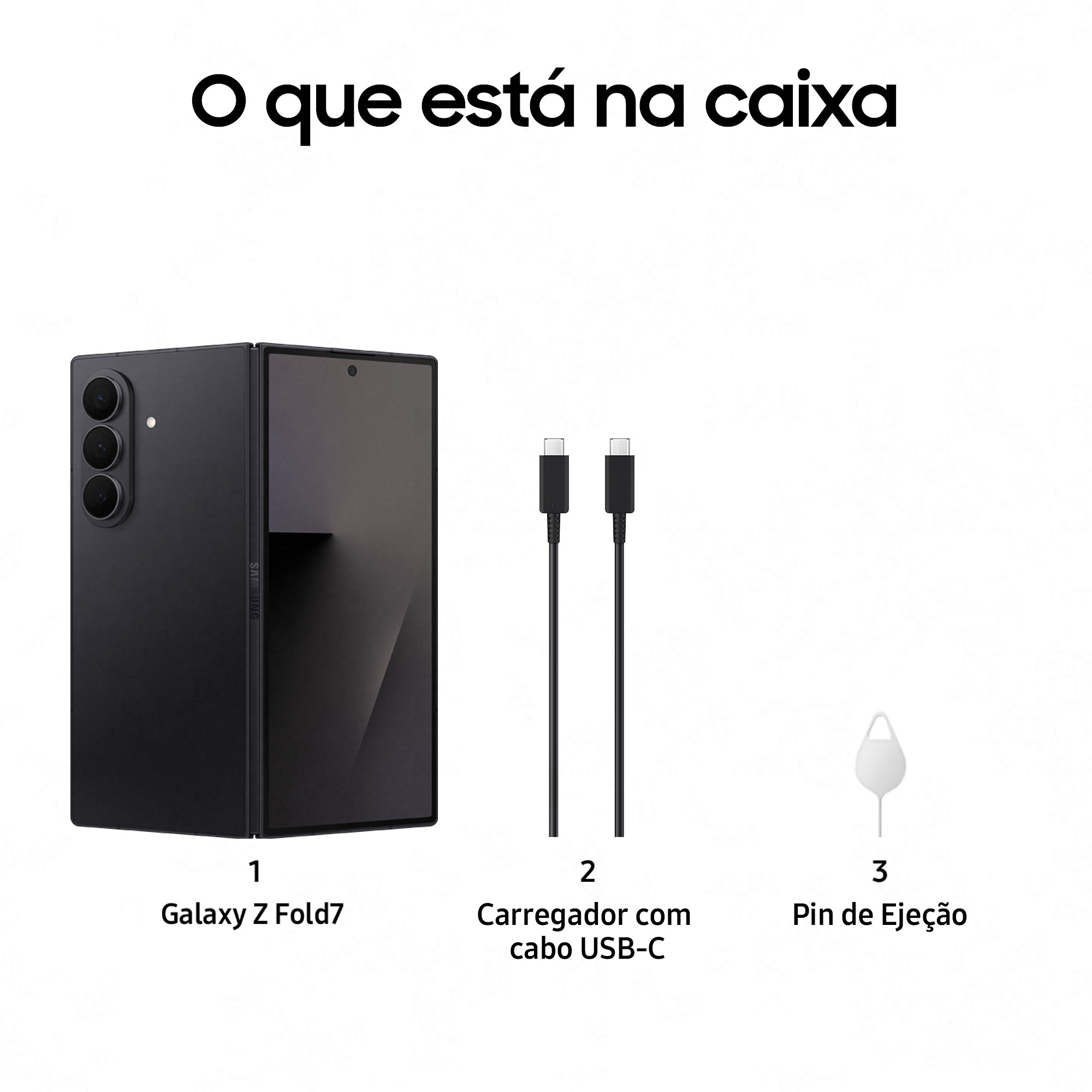 Samsung - Smartphone Samsung Galaxy Z Fold 7 5G 8.0" (12 / 1TB) 120Hz Noche Negra