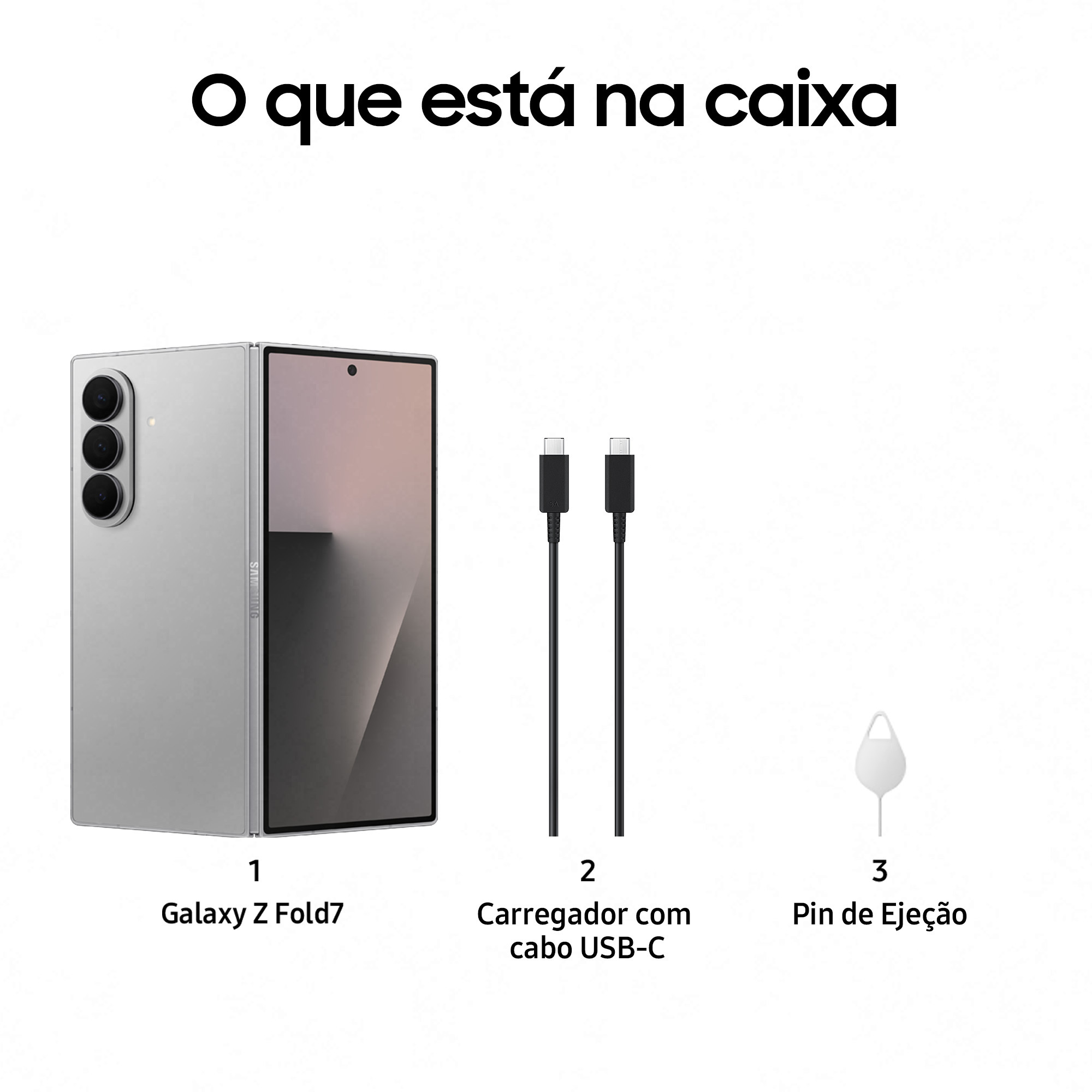 Samsung - Smartphone Samsung Galaxy Z Fold 7 5G 8.0" (12 / 256GB) 120Hz Gris Oscuro