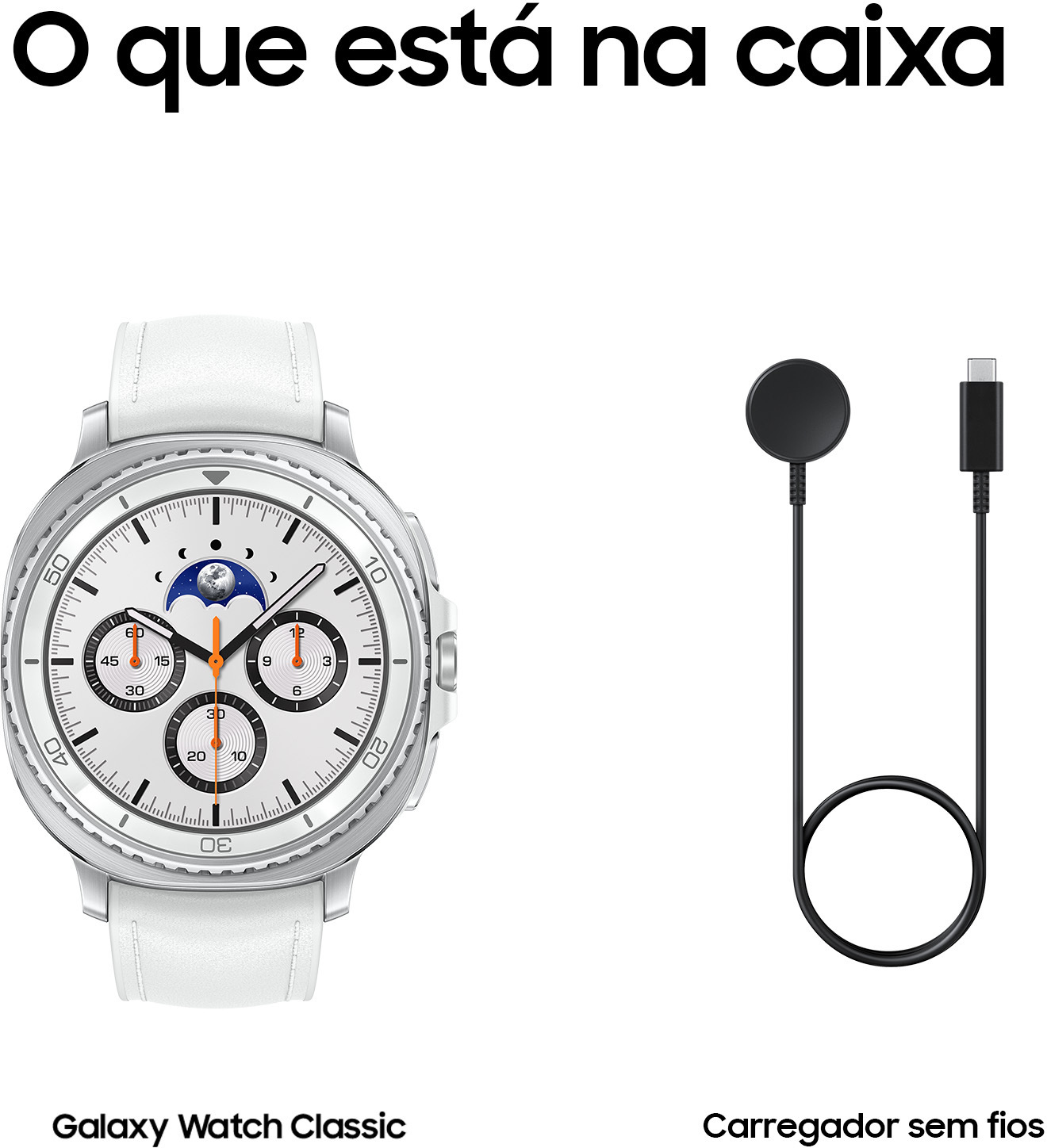 Samsung - Smartwatch Samsung Galaxy Watch 8 Classic 46mm BT Blanco
