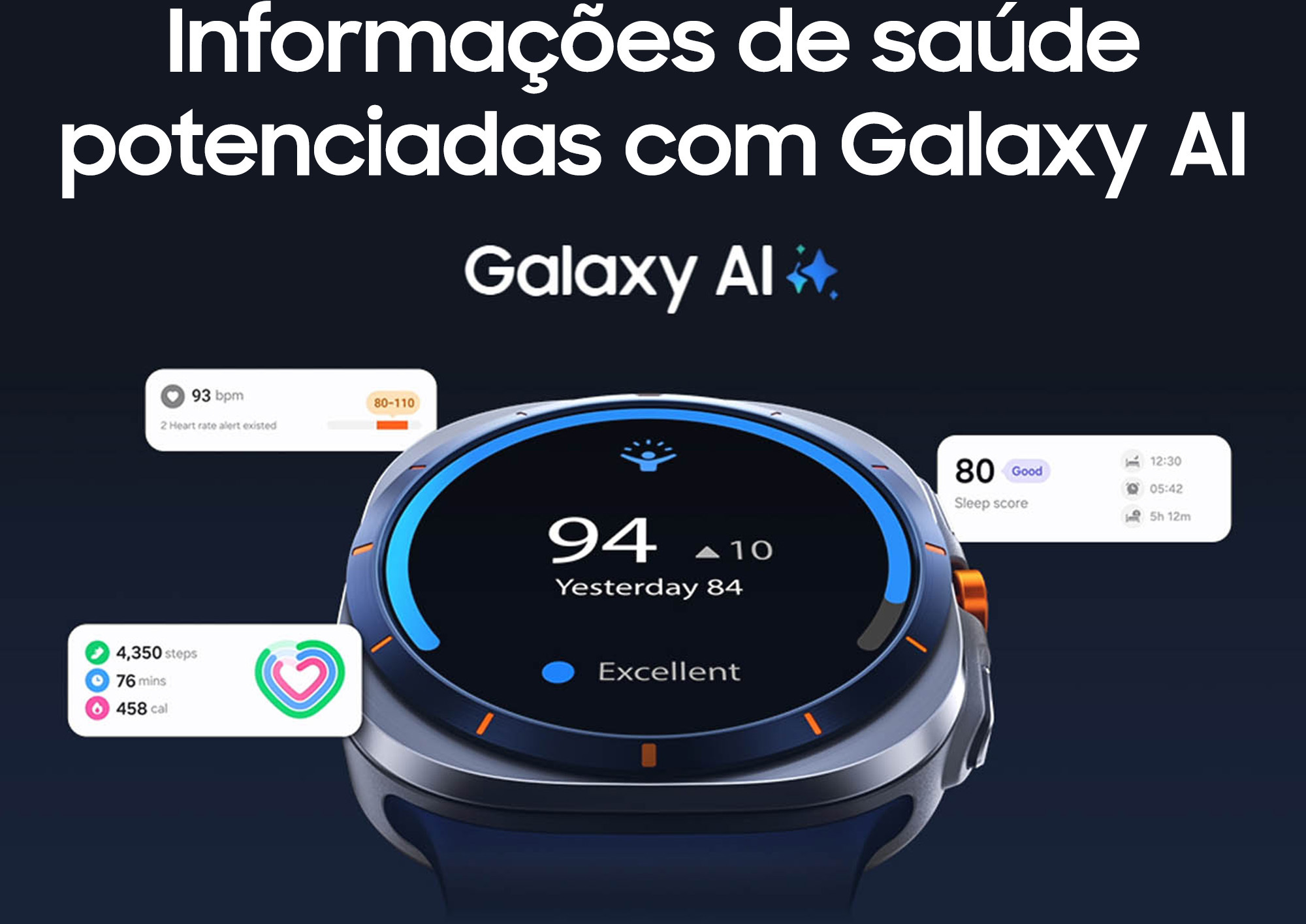 Samsung - Reloj Smartwatch Samsung Galaxy Watch Ultra 2025 47mm LTE Gris
