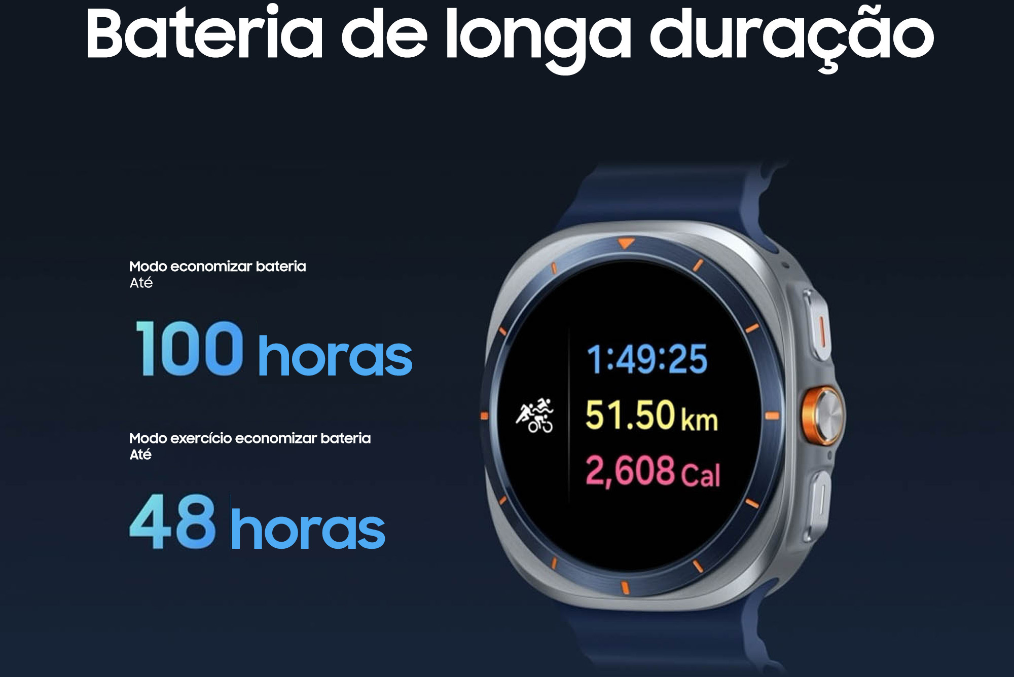 Samsung - Reloj Smartwatch Samsung Galaxy Watch Ultra 2025 47mm LTE Gris