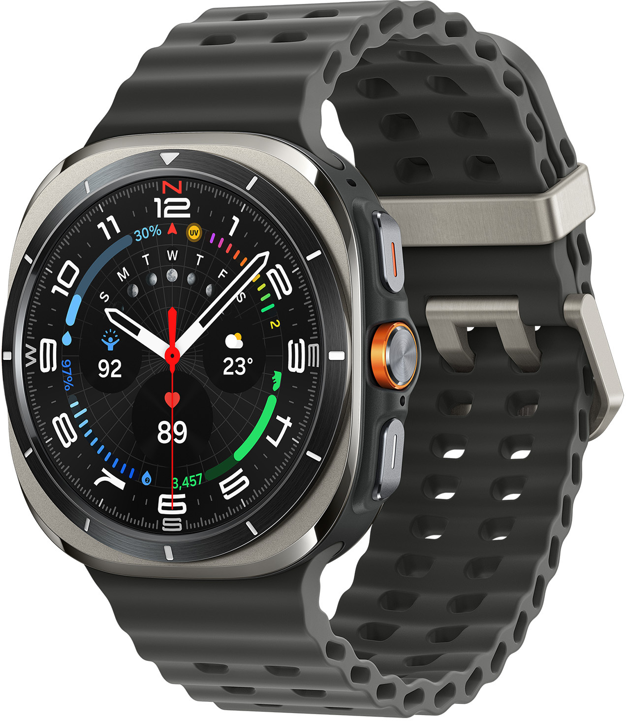 Samsung - Reloj Smartwatch Samsung Galaxy Watch Ultra 2025 47mm LTE Plata