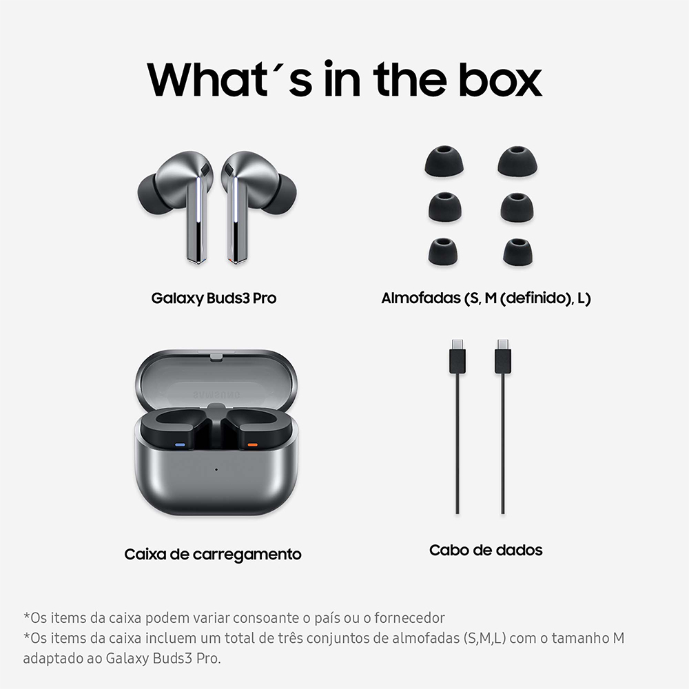 Samsung - Earbuds Samsung Galaxy Buds 3 Pro Bluetooth Grafite