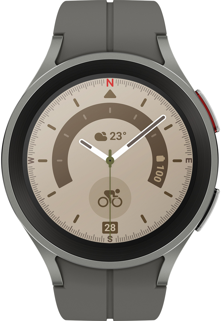 Samsung - Reloj Smartwatch Samsung Galaxy Watch 5 Pro 45mm BT Titanio