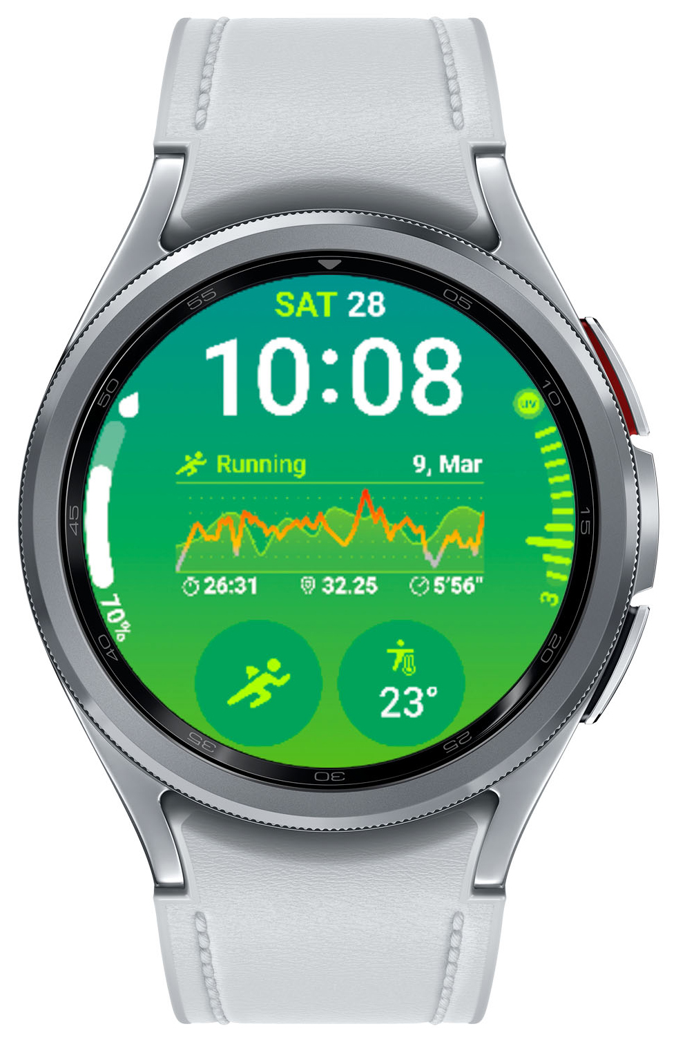 Reloj Smartwatch Samsung Galaxy Watch 6 Classic 43mm BT Silver