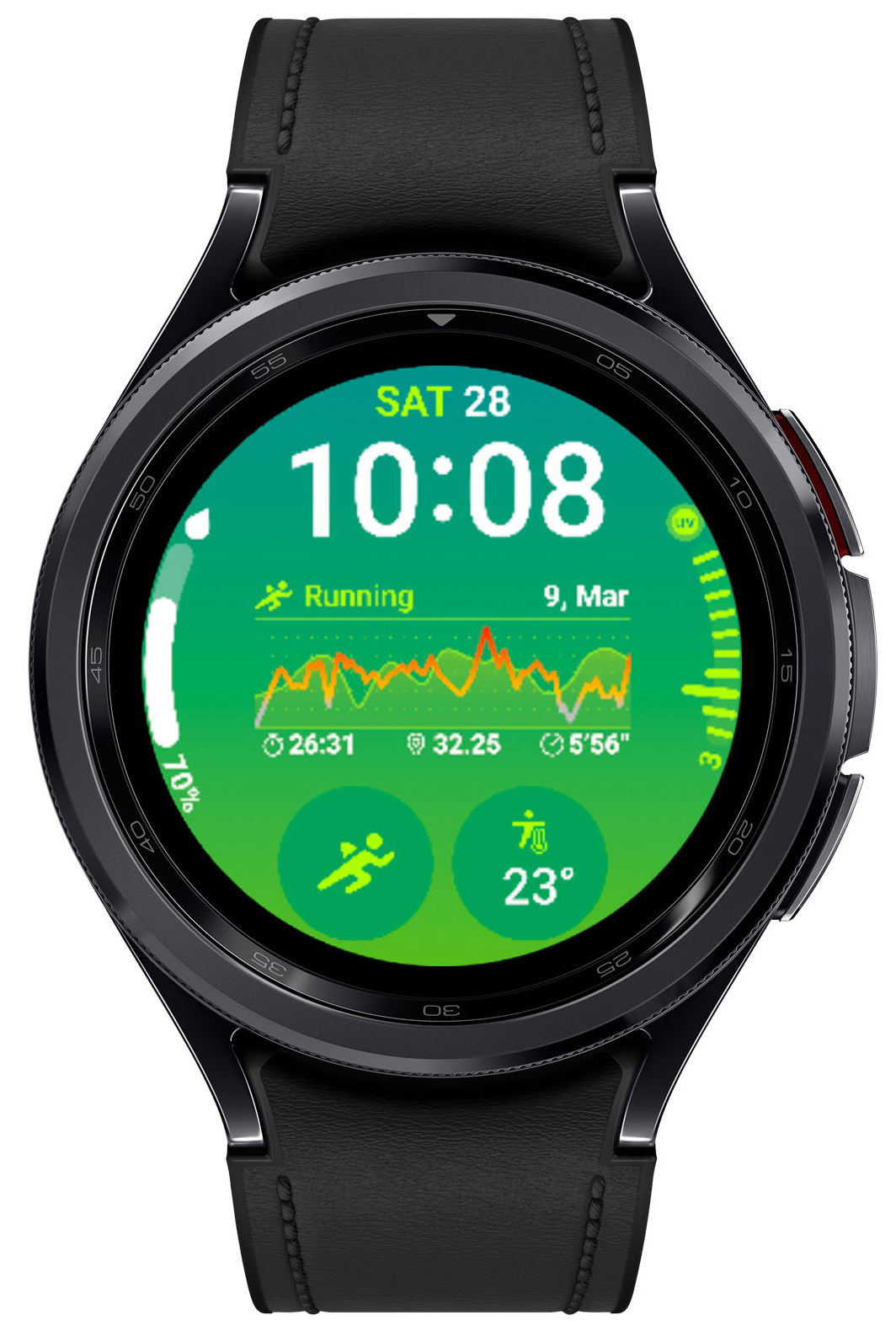 Samsung - Reloj Smartwatch Samsung Galaxy Watch 6 Classic 47mm LTE Negro