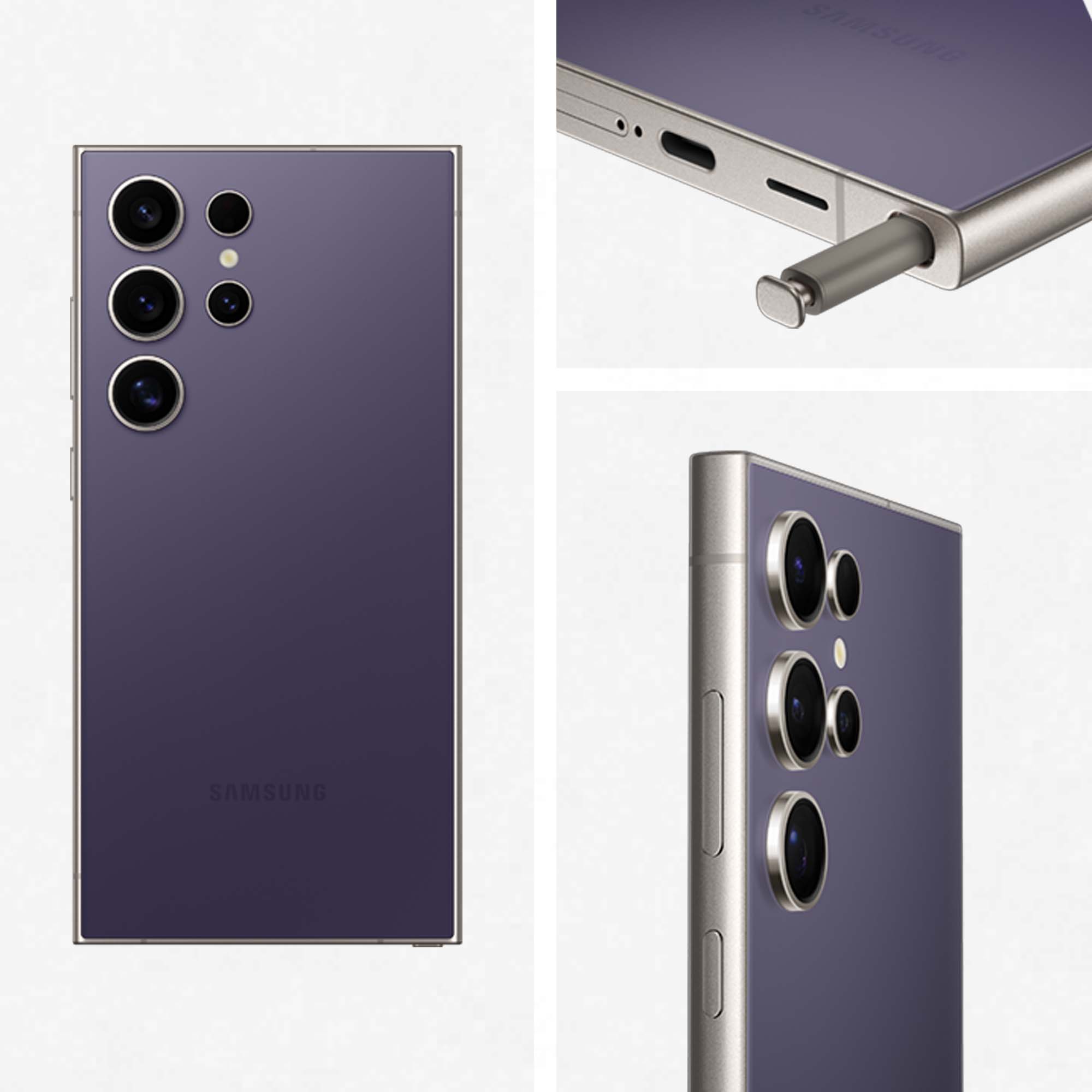 Samsung - Smartphone Samsung Galaxy S24 Ultra  6.8" (12 / 512GB) 120Hz Violeta Cobalto