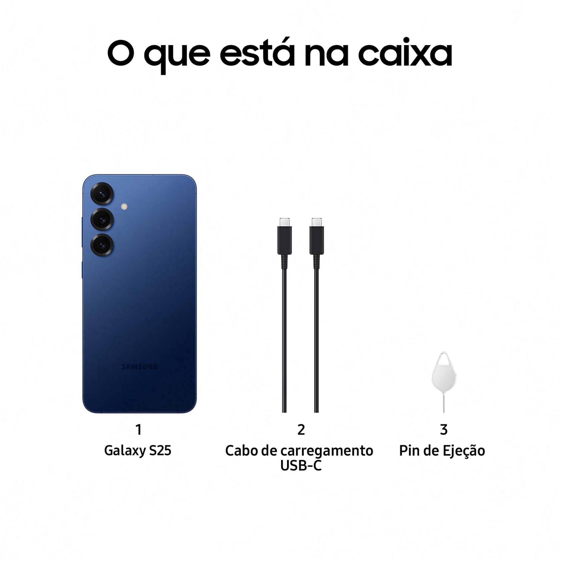Samsung - Smartphone Samsung Galaxy S25  6.2" (12 / 512GB) 120Hz Azul Mariño