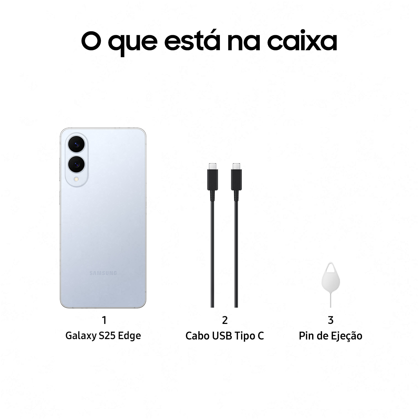 Samsung - Smartphone Samsung Galaxy S25 Edge  6.7" (12 / 512GB) 120Hz Azul Hielo