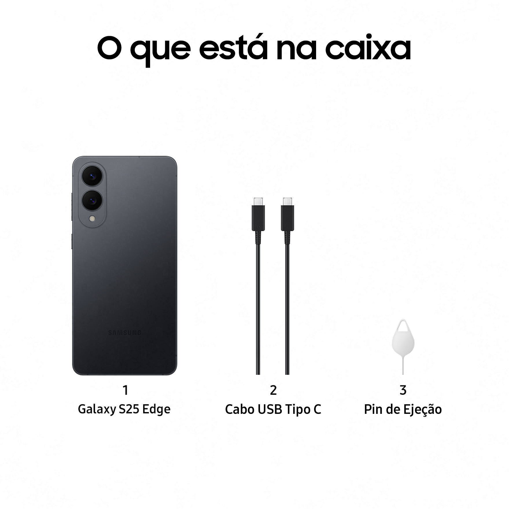 Samsung - Smartphone Samsung Galaxy S25 Edge  6.7" (12 / 512GB) 120Hz Negro Titânio