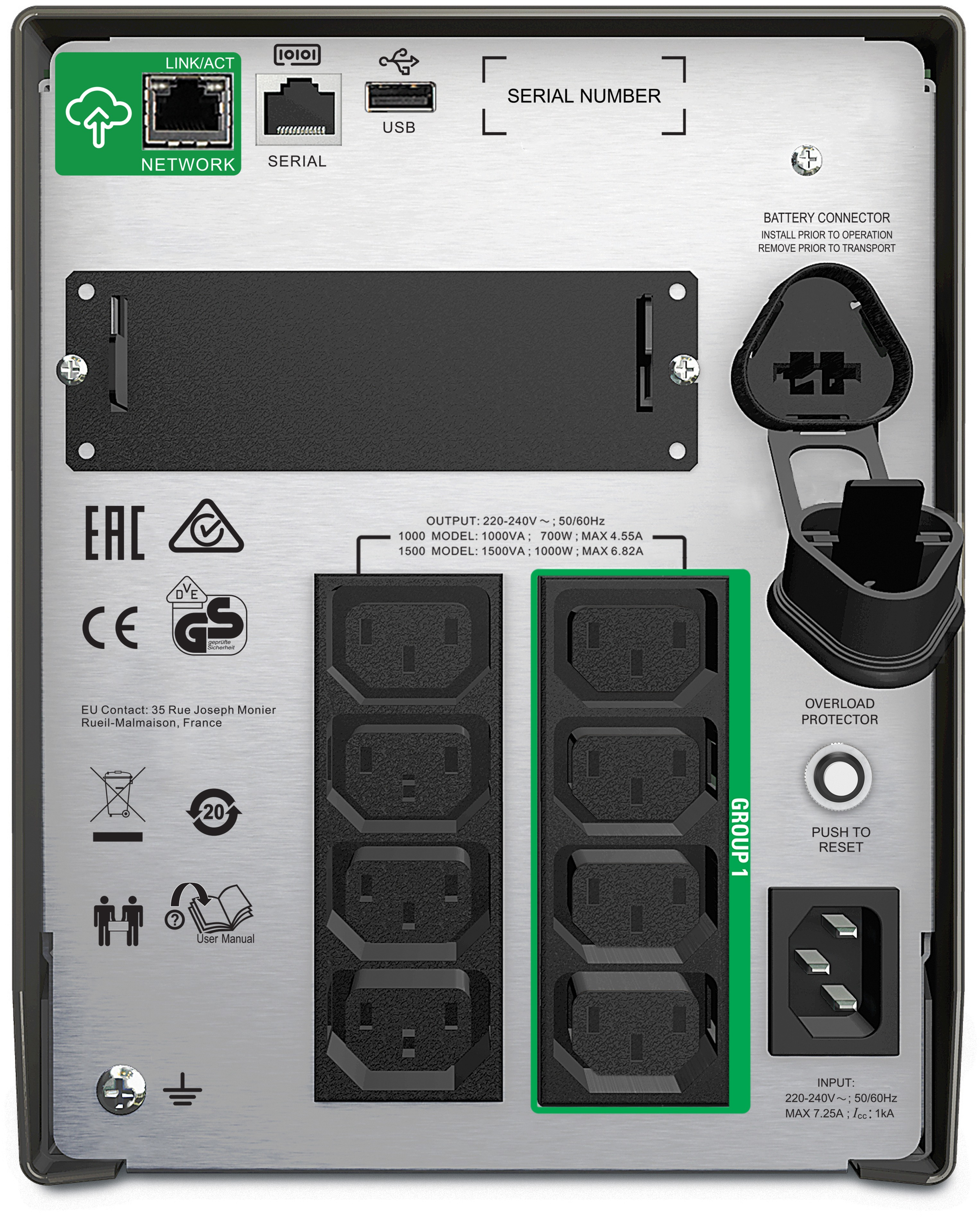 APC - UPS APC Smart-UPS 1000VA LCD 230V con SmartConnect