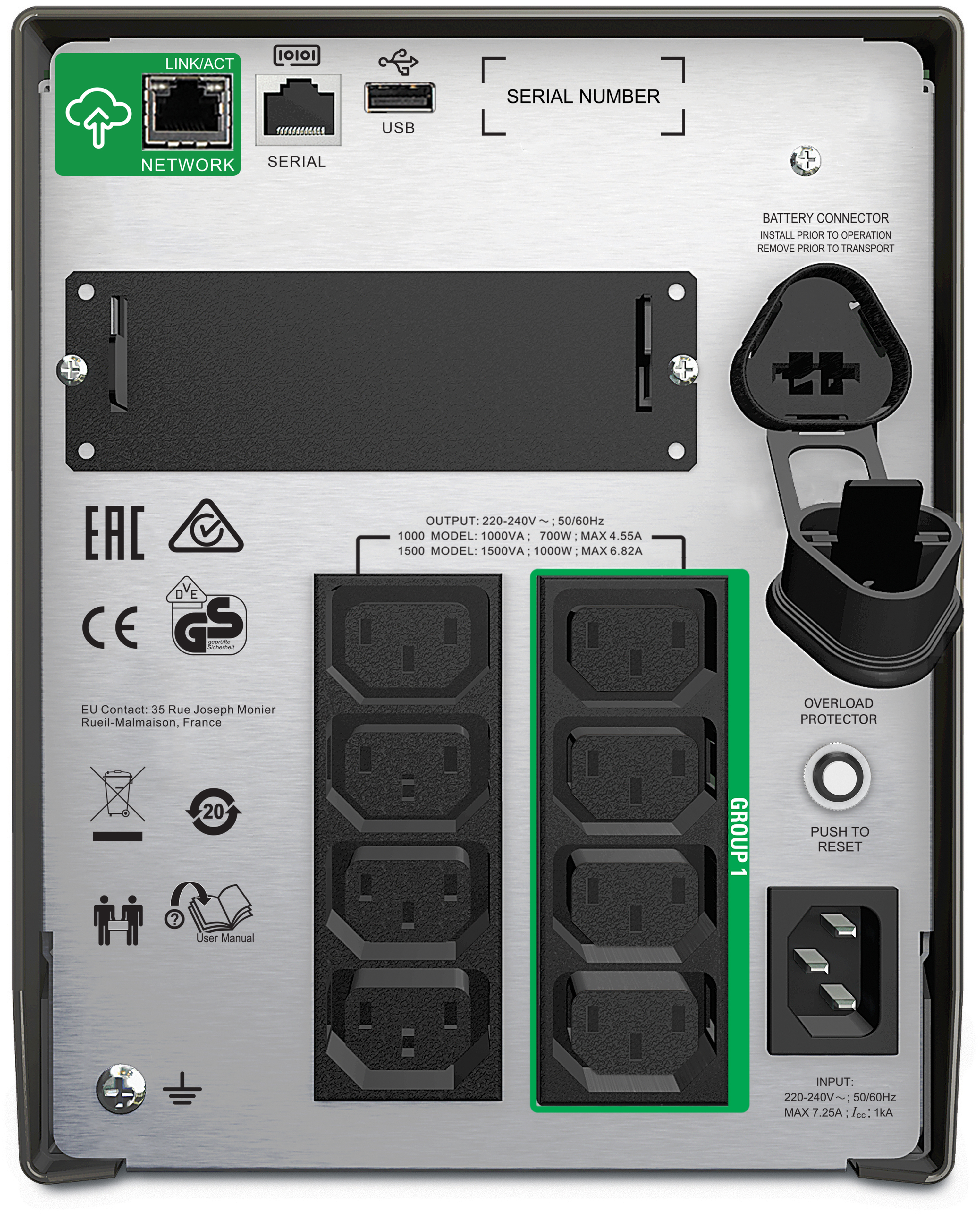 APC - UPS APC Smart-UPS 1500VA LCD 230V con SmartConnect