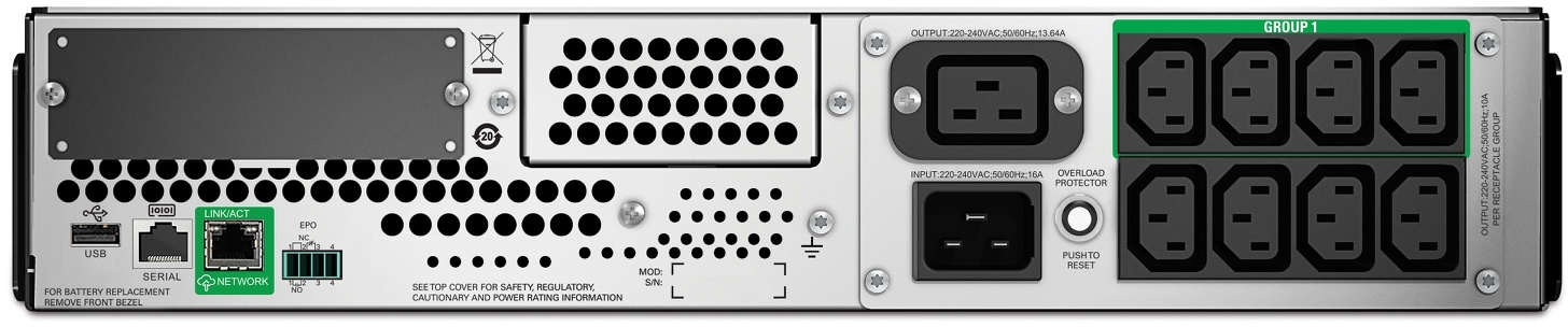 APC - UPS APC Smart-UPS 3000VA LCD RM 2U 230V con SmartConnect