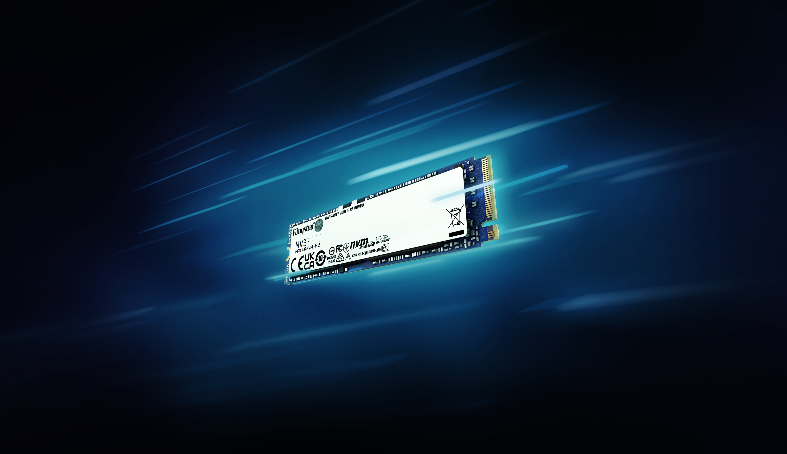 Kingston - SSD Kingston NV3 500GB Gen4 M.2 NVMe 2280 (6000/2200MB/s)