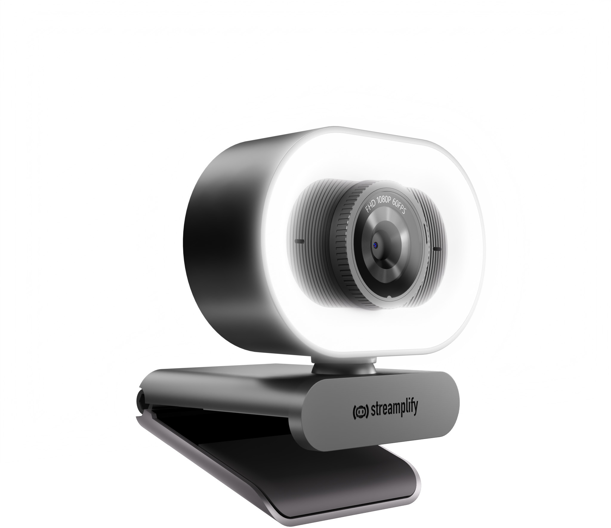  - Webcam Streamplify CAM Plus FullHD 60fps con Aro de Luz - Preto