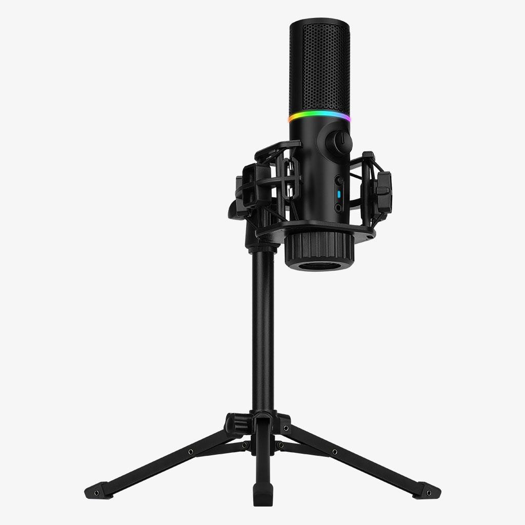 Streamplify - Micrófono Streamplify MIC RGB Tripod - Negro