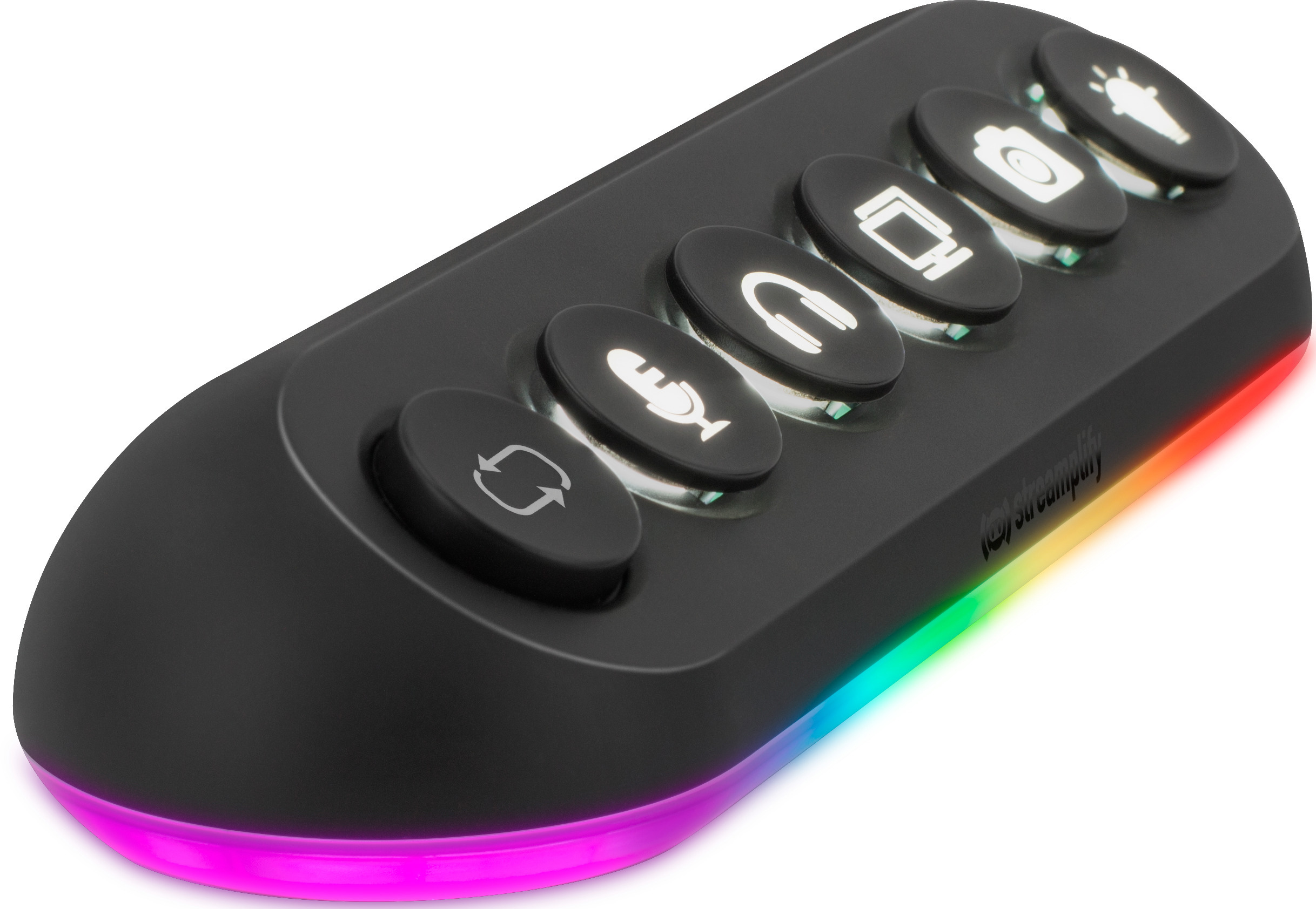 HUB Streamplify DECK 5 Slot, RGB, 12V, EU - Negro