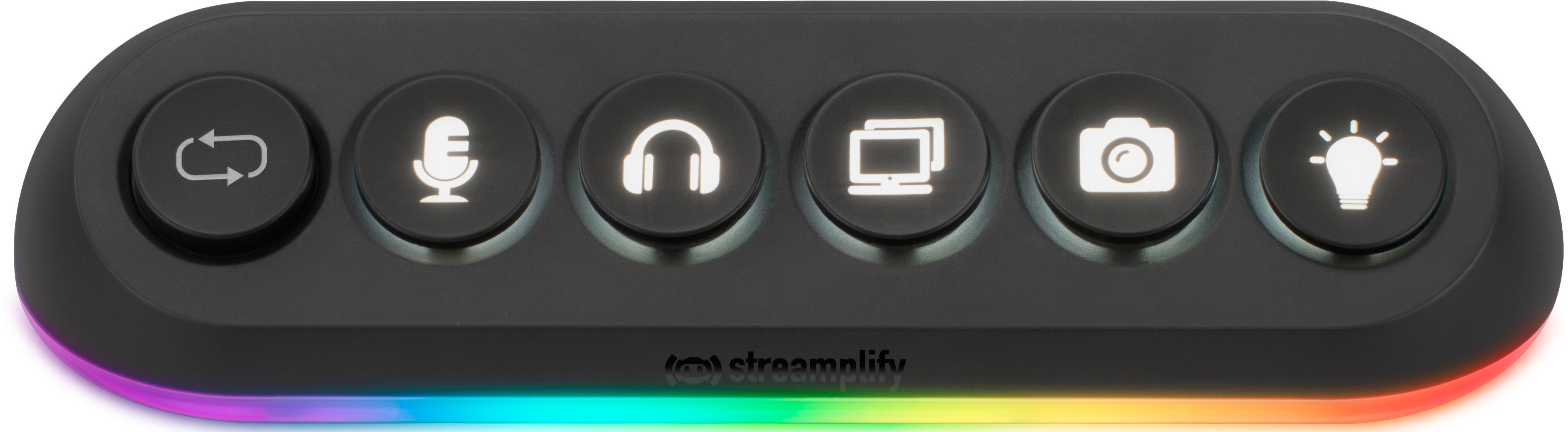 Streamplify - HUB Streamplify DECK 5 Slot, RGB, 12V, EU - Negro