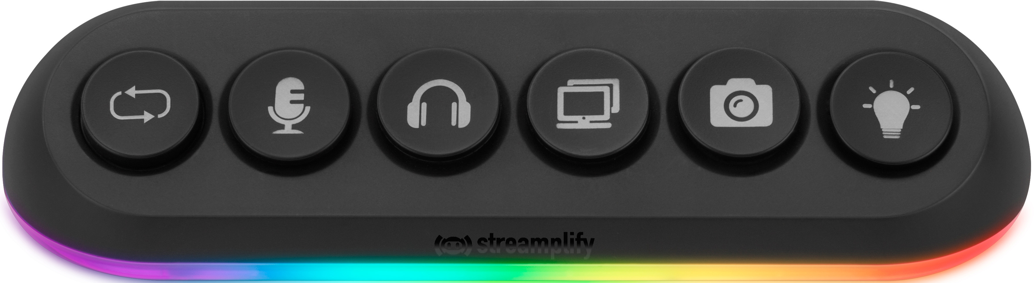 Streamplify - HUB Streamplify DECK 5 Slot, RGB, 12V, EU - Negro