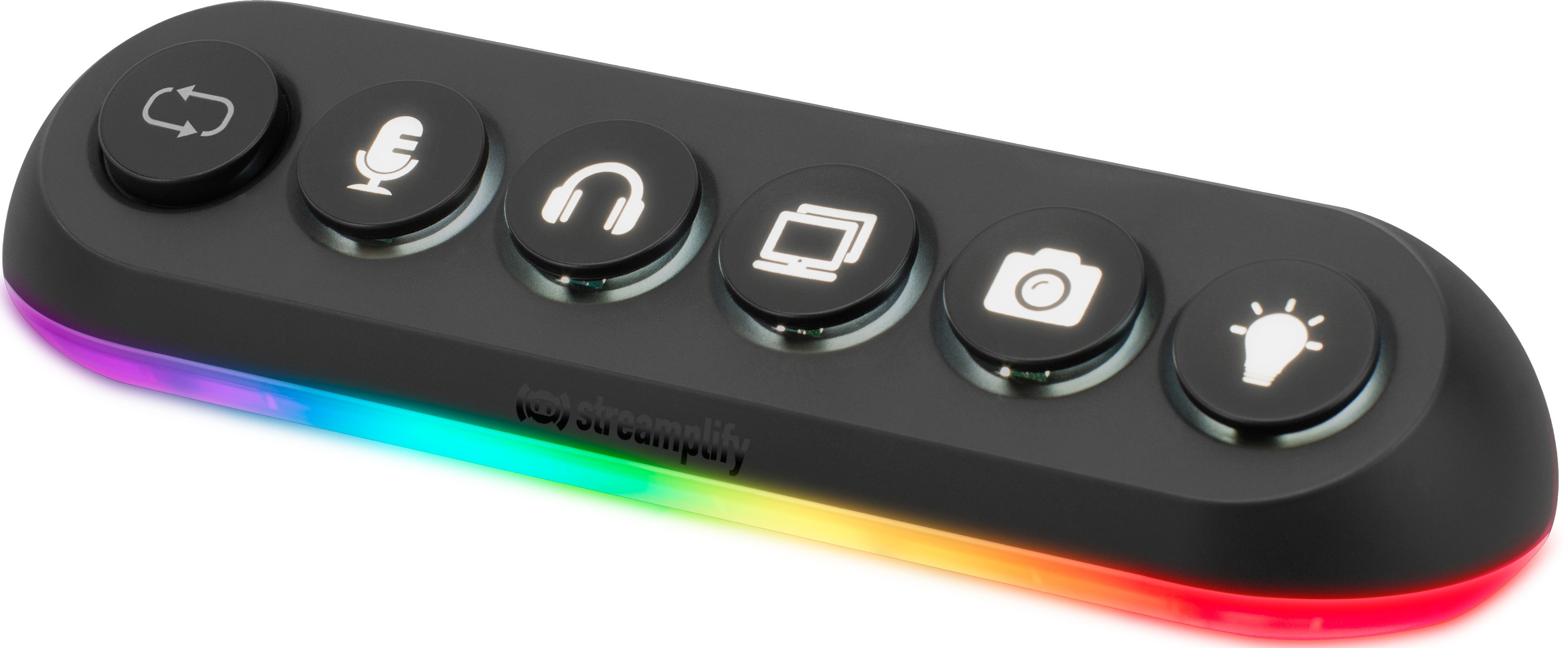 Streamplify - HUB Streamplify DECK 5 Slot, RGB, 12V, EU - Negro