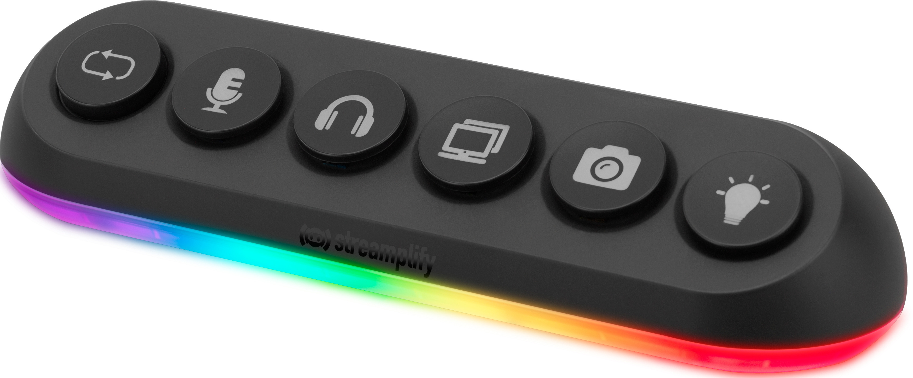 Streamplify - HUB Streamplify DECK 5 Slot, RGB, 12V, EU - Negro