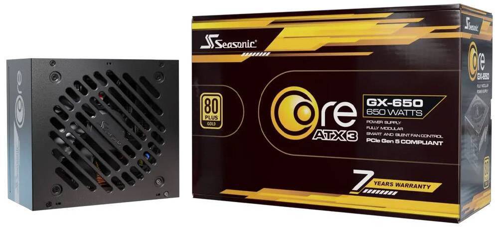 Seasonic - Fuente Modular Seasonic Core GX-650W V2 80+ Gold ATX 3.1