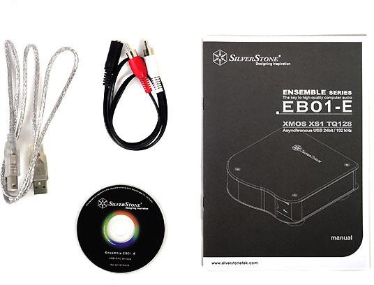 SilverStone - SilverStone SST-EB01S-E Ensemble Digital to Analog Converter - silber
