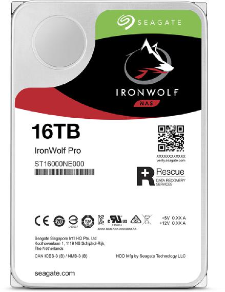 Seagate - Disco Seagate IronWolf Pro 16TB 7200rpm 256MB SATA III