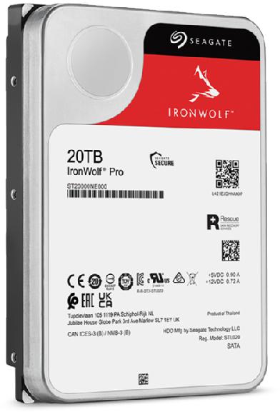 Seagate - Disco Seagate IronWolf Pro 20TB 7200rpm 256MB SATA III