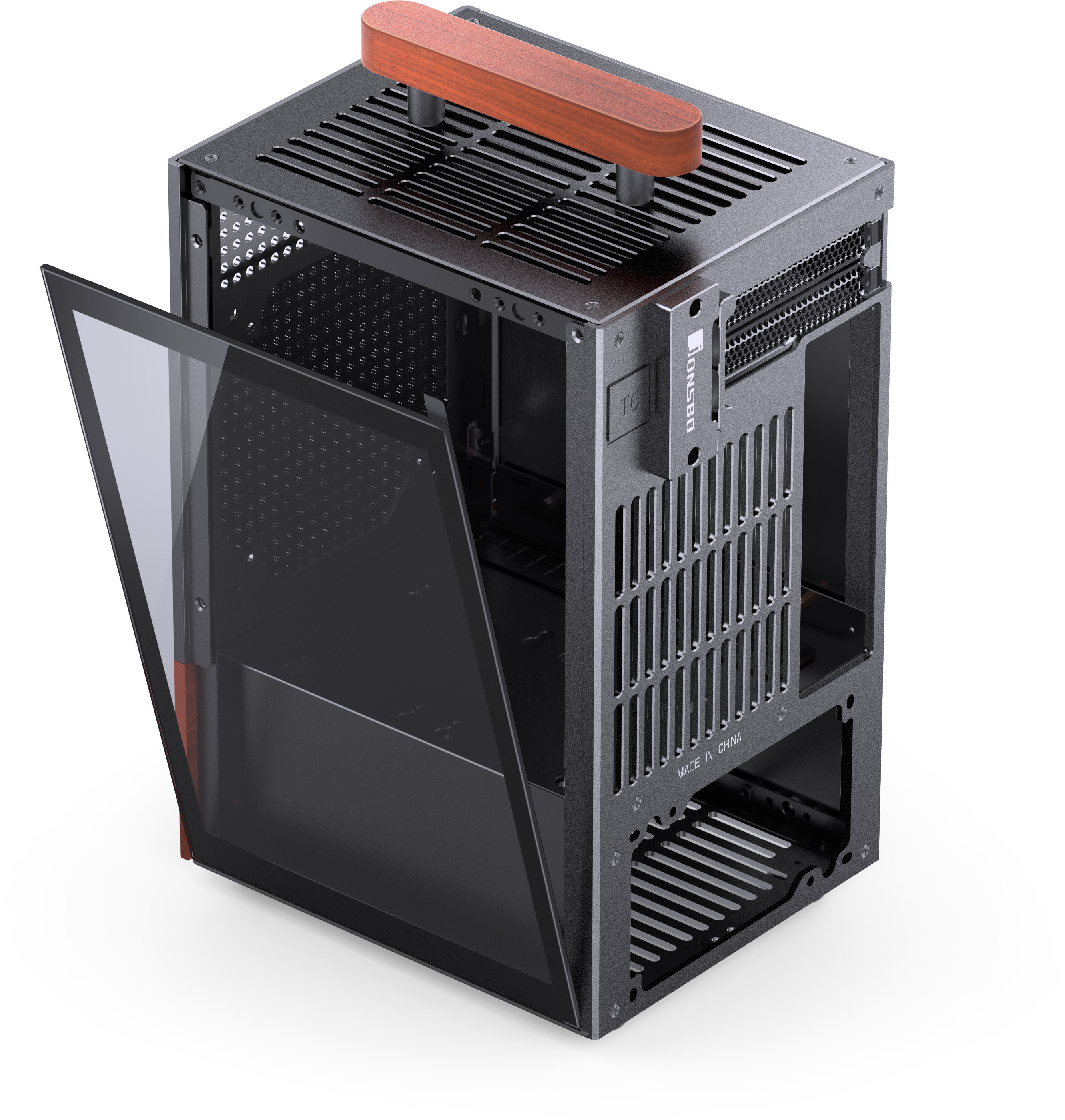 Jonsbo - Caja Mini-ITX Jonsbo T6 Negro