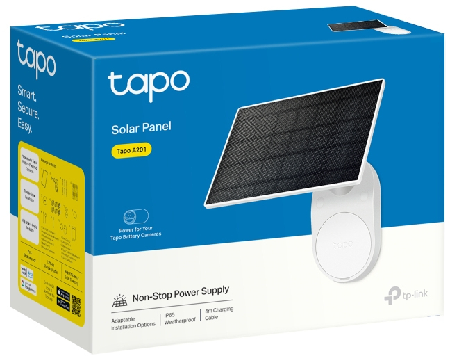 TP-Link - Panel Solar TP-Link Tapo A201 para Cámara de Seguridad