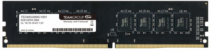 Team Group - Team Group 8GB DDR4 2666MHz Elite CL19