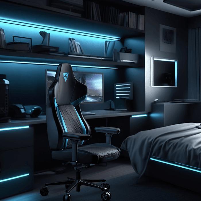 ThunderX3 - ** B Grade **  Silla Gaming ThunderX3 Core, Apoio lombar 360 graus - Racer Blue